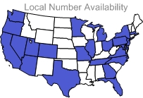 List of in-stock local fax numbers